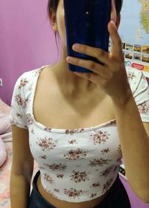 Square Neck Crop Top