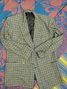 Vintage Plaid Blazer