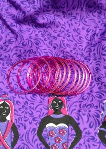 Pink Bangle Set