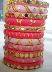 White N Pink Bangles Set❤️💕🌈