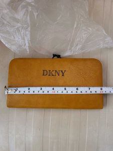 DKNY Yellow Ladies Wallet purse