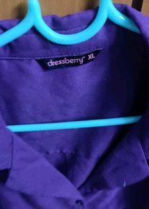 Purple Crop Top - Stylish &amp; Trendy - XL Size