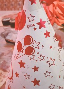 Party Popper With Birthday Cap