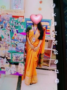 Gold Silk Saree with Intricate Border