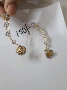 Gold Diamond Earrings