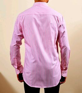 Striped Pink Formal Shirt
