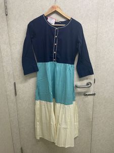 NEERU’S Navy Blue Cotton Top
