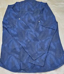Stylish Blue Print Shirt