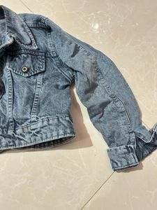 Denim Cropped Jacket