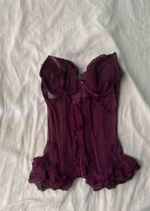 It&#39;s A Laced Purple Cami Top