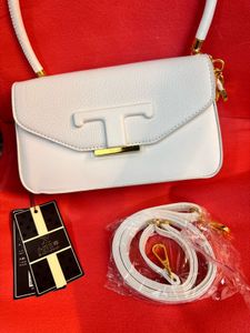 Chic White Crossbody / Shoulder Bag