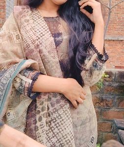 Chanderi Silk Suit