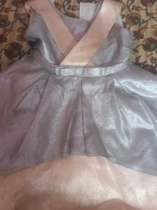 Sparkly Silver &amp; Pink Dress