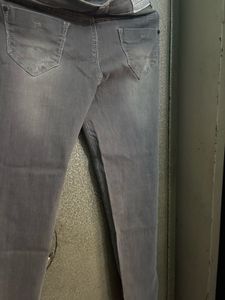 Grey Denim Jeans