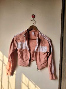 Pink Full Sleeve Jacket