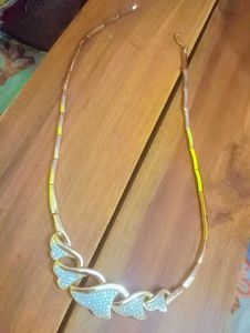 Beautiful copper gold Necklace