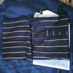 Blue Suit Kurta With Pant