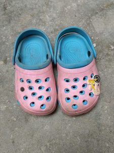 Kids Pink & Blue Clogs