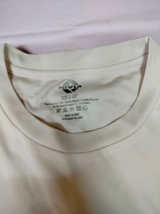 NIVIA Men Printed Round Neck White T-Shirt