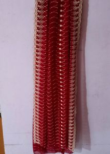 Beautiful Full Chicken Work Dupatta (Maroon color)