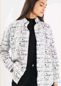 Cartoon Print Shirt