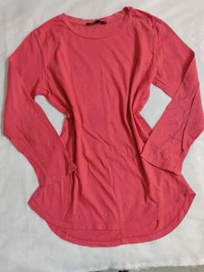 Coral Long Sleeve Top