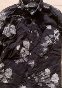 Floral Print Button Down Shirt