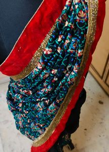 fully thread 🧵 embroidery 🪡 black 🖤 saree 🔥