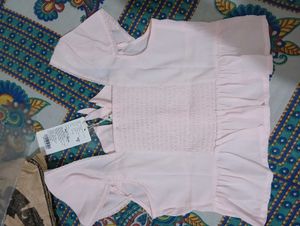 Pink Tie-Front Top