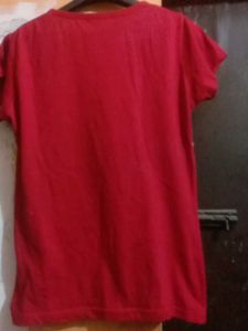 Red T-shirt For Girls........