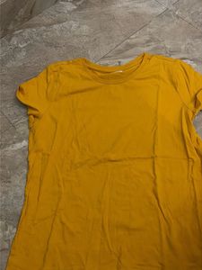 Yellow Casual T-Shirt