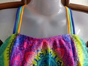 Colorful Bikini Top
