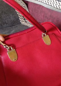 Chic Red Handbag