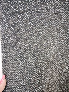 Glitter Tweed Peplum Top