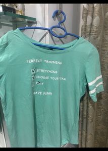 Ajile Turquoise Blue Tshirt