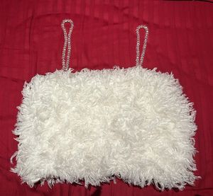 white crop bralette w beautiful strap detail