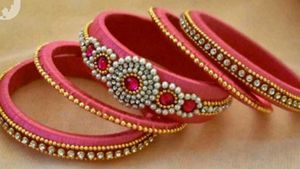Pink Bangle Set