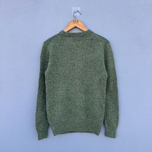 Green Wool Blend Sweater