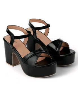 Black Platform Heels