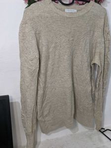 Light Brown Thin Woolen Top