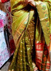 Saree With Unstitched Blouse Attached