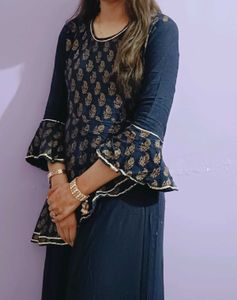 Navy Blue Kurti 🪩