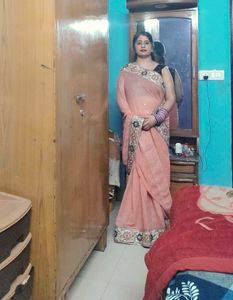 Baby Pink Colour Saree