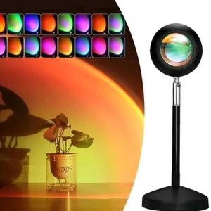 Sunset Projection Lamp with Remote 16 Color LED