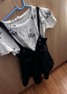 Cute Floral Overalls