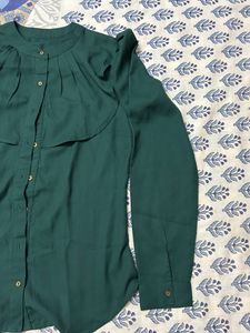 Olive Green Formal Shirt
