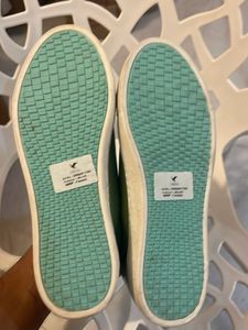 Dries Van Noten Green Patent Sneakers