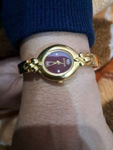 Sonata Gold Watch