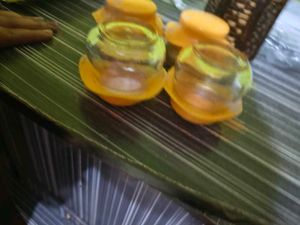 4 glass jars mini new totally u can use as a jar o