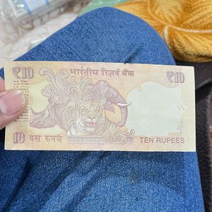 10 Rupee Note Crisp